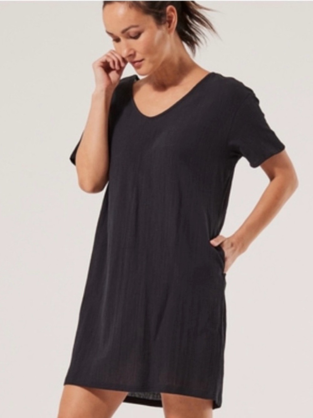 Pact Crush Easy Organic 100% Cotton Crinkle Dress